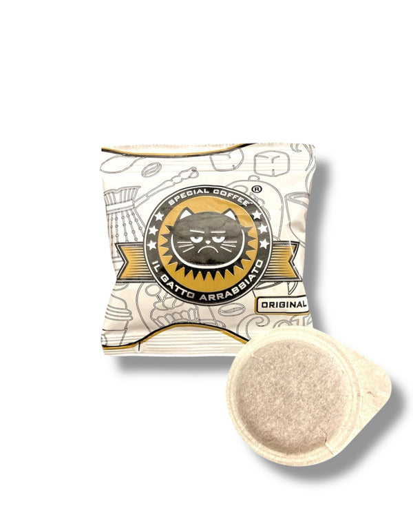 Cialde ESE 44 caffè espresso 150 pz LINEA GATTO ARRABBIATO
